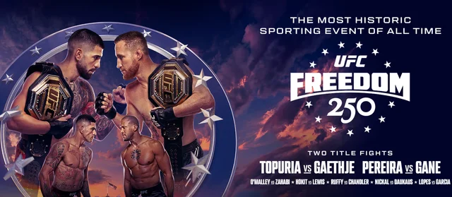 Watch UFC Freedom 250 2026 6/14/26 Full Show Online